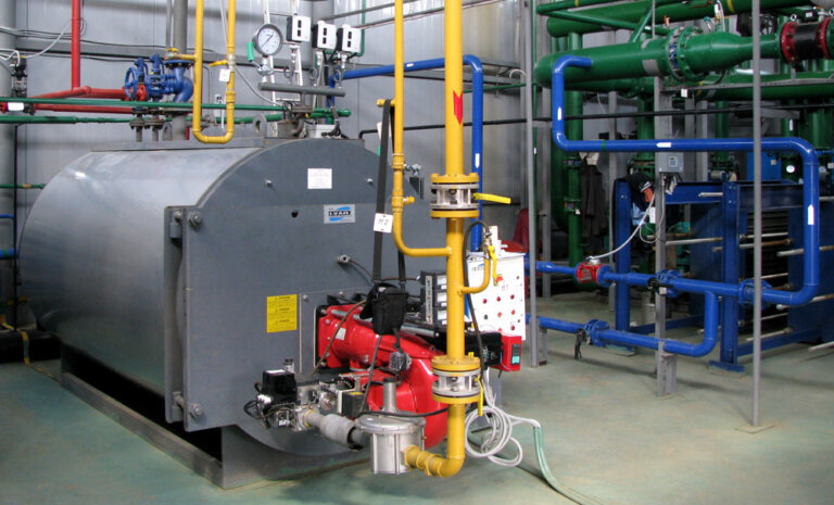 foto caldera de vapor